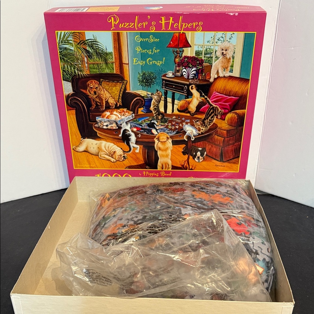 SunsOut Puzzler's Helpers 1000+ piece jigsaw puzzle - Picture 3 of 4
